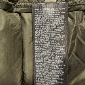 UNIQLO Ultra Light Down Puffer Packable Jacket Olive Green Black Men’s M