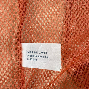 NWT Marine Layer Dawson Stretch Twill Hooded Windbreaker Vetiver Colorblock Men's M