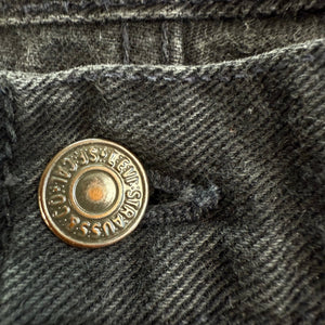 VTG 90s Levi's Jeans Mens 36x30 Black Faded Orange Tab Canada Made Y2K