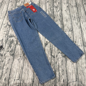 VTG Levi’s 550 Relaxed Fit Jeans Womens Size 16 Long Blue Denim High Rise NWT