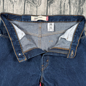 VTG Levi’s 517 Boot Cut Y2K Jeans Dark Wash Mexico Made Distressed Men's 36x32