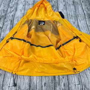 Vtg 80's The North Face Men's Size M Gore-Tex Shell Jacket Yellow Mountain Light