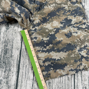 Carhartt Relaxed Fit Cargo Shorts Camo Digital Ripstop Cotton 101563 Men’s 32