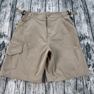 Birdwell Beach Britches x Filson Cargo Shorts Mens S Khaki Utility Surf Outdoor