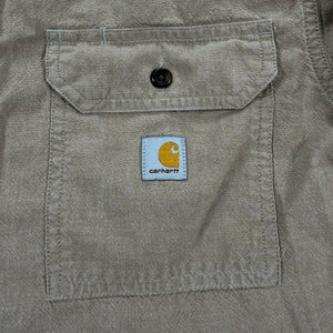 Carhartt 104369-256 Loose Fit Midweight Chambray Shirt Men’s Large Tan Workwear