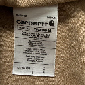 Carhartt 104369-256 Loose Fit Midweight Chambray Shirt Men’s Large Tan Workwear