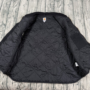 Carhartt V01 BLK Men's Tall Black Arctic Quilt Lined Duck Vest 11/19 4XL-Tall