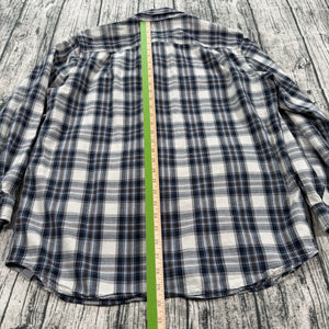 Carhartt 101297 Fort Plaid Shirt Men’s Large Relaxed Fit L/S Button Down