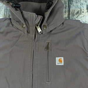 Carhartt Women’s Full Swing Jacket 102248-077 Small (4–6) Duck Canvas Workwear