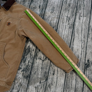 Carhartt YYC61 CML Jacket Youth Large (10/12) Brown Canvas Workwear