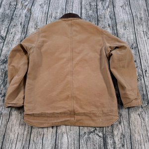 Carhartt YYC61 CML Jacket Youth Large (10/12) Brown Canvas Workwear