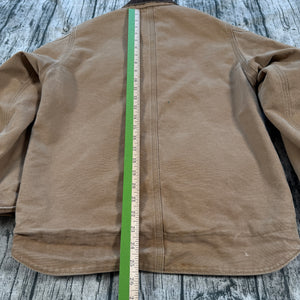 Carhartt YYC61 CML Jacket Youth Large (10/12) Brown Canvas Workwear