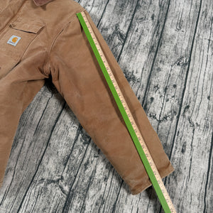 Vintage Carhartt C03 BRN x John Deere Duck Quilt Lined Coat Men’s 48R USA Union
