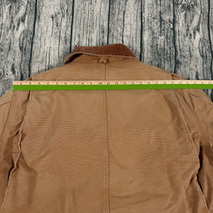 Vintage Carhartt C03 BRN x John Deere Duck Quilt Lined Coat Men’s 48R USA Union