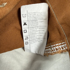 Carhartt B01-M Brown Duck Double Knee Double Front Pants 44x32 USA Loose Fit