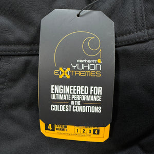 Carhartt Yukon Extremes Insulated Coveralls - Black - Men's Medium Short (104464)
