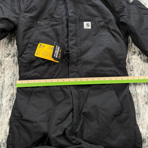 Carhartt Yukon Extremes Insulated Coveralls - Black - Men's Medium Short (104464)
