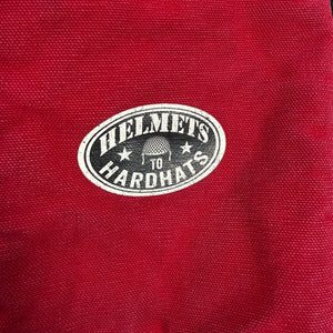 Carhartt J140 Active Jacket Quilted Flannel Lined Firm Duck Red S USA Union Made