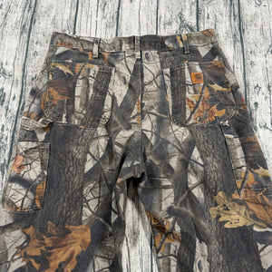 Vtg Carhartt B188 CMO Realtree Camo Pants Men's 38x32 Loose Fit Y2K