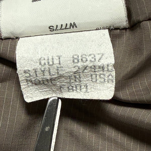 VTG Patagonia Hybrid Fleece Quilted Jacket W777S Full Zip Brown USA Made Women's S