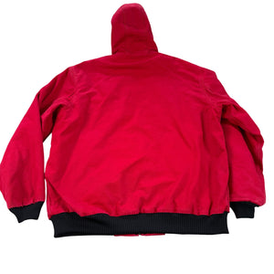 Carhartt J140 Active Jacket Quilted Flannel Lined Firm Duck Red XLT USA Made