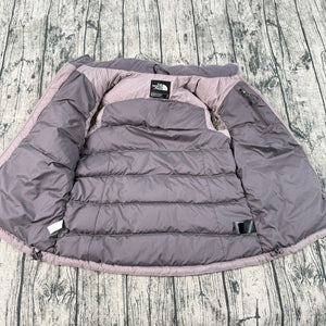 The North Face Nuptse 700 Down Puffer Vest Purple Full Zip Women's S
