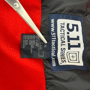 5.11 Tactical Fleece Jacket Red/Black Men's XL
