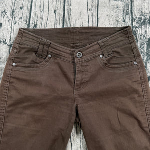 Kuhl Women’s 4 Short Brown Stretch Bootcut Pants Mid Rise Outdoor
