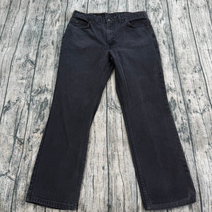 VTG 90s Levi's Jeans Mens 36x30 Black Faded Orange Tab Canada Made Y2K