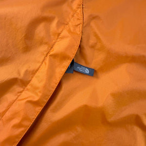 The North Face Hooded Windbreaker Jacket Orange Lightweight Packable Men's M
