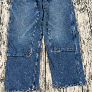 PRSN BLU Prison Blues Double Knee Work Jeans USA Made Blue Denim Men’s 38