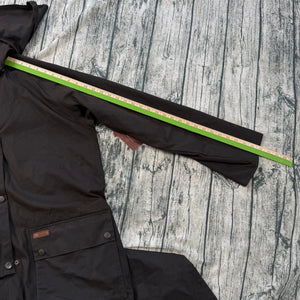 NWT Outback Trading Low Rider Oilskin Duster Full-Length Coat Brown L Waterproof