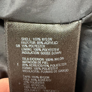 The North Face 550 Down Hooded Puffer Vest Women’s M Navy Goose Down Zip