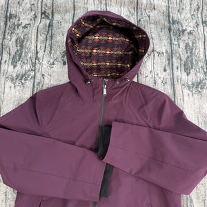 Pendleton Rain Coat Women's Winterbloom Hooded Aztec Lined Waterproof Jacket S