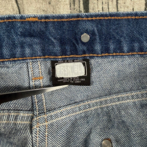 PRSN BLU Prison Blues Double Knee Work Jeans USA Made Blue Denim Men’s 38