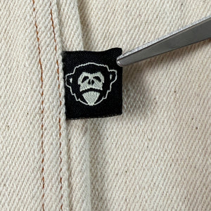 Howler Bros Dust Up Denim Western Yoke Shirt Men's XXL Ivory Cotton Snap