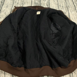 VTG Carhartt Santa Fe Jacket J14 CHT Corduroy Collar Distressed Men’s 3XL