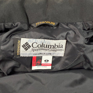 Columbia Titanium Duck Down Vest Interchange Black Men’s S