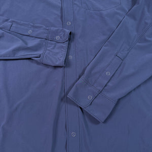 Outdoor Research Astroman Long Sleeve Sun Shirt Men’s XL Blue Lightweight UPF