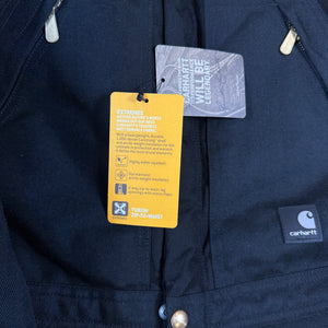 Carhartt Yukon Extremes Coveralls X06 BLK Men’s 34 R Arctic Quilt Insulated NEW