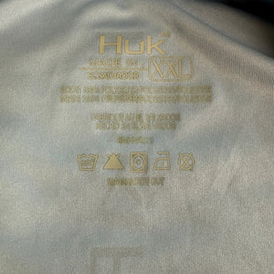 HUK Fishing Shirt Blue Performance Stretch Lightweight UPF Men's XXL