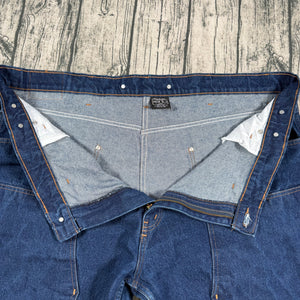 Prison Blues USA Made Carpenter Jeans Men’s 52x30 Heavy Denim Suspender Buttons