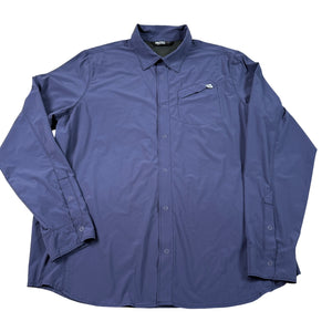 Outdoor Research Astroman Long Sleeve Sun Shirt Men’s XL Blue Lightweight UPF