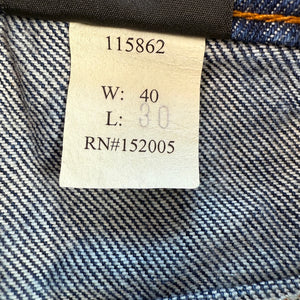 Prison Blues USA Double Knee Carpenter Jeans Men’s 40x30 Heavy Denim Like New