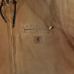 Carhartt J141 BRN Men’s X-Large Brown Sandstone Sierra Sherpa Lined Jacket Coat