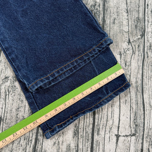 VTG Levi’s 517 Boot Cut Y2K Jeans Dark Wash Mexico Made Distressed Men's 36x32