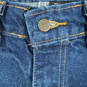Prison Blues USA Made Carpenter Jeans Men’s 52x30 Heavy Denim Suspender Buttons