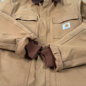 Vtg Carhartt Men's Size 40 Blanket Lined Barn Jacket USA Union Made CB1806