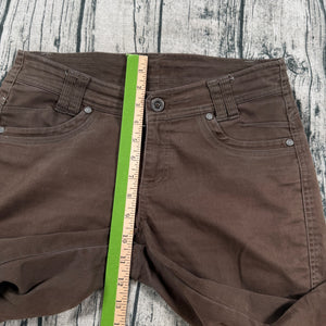 Kuhl Women’s 4 Short Brown Stretch Bootcut Pants Mid Rise Outdoor