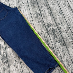 Prison Blues USA Double Knee Jeans Carpenter Suspender Buttons 40x32